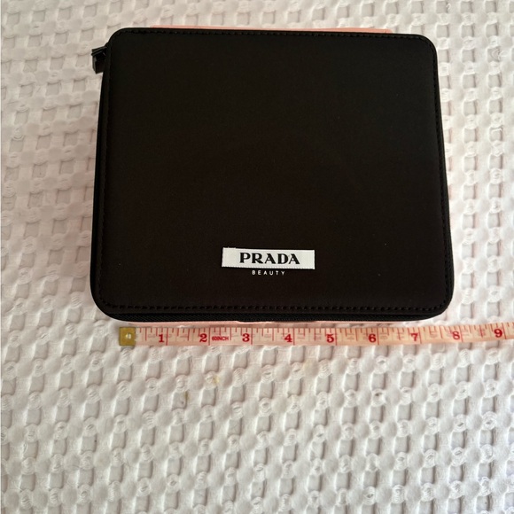 Prada Dual-Tone Black and Pink Cosmetic Case - Picture 4 of 5